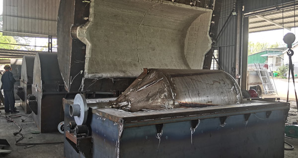 回转炉厂家长兴博达机械配件有限公司制造的几台间歇式回转炉即将制造完成！